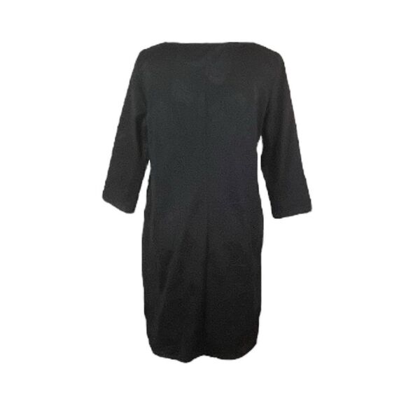 MSK Women’s Black Shift 3/4 Sleeve Dress, Size PL, NWT - Picture 3 of 7